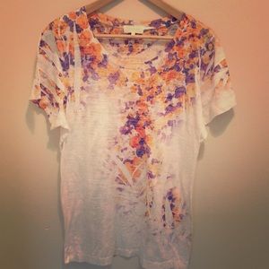 Multi-colored crinkled t-shirt from Maurice’s